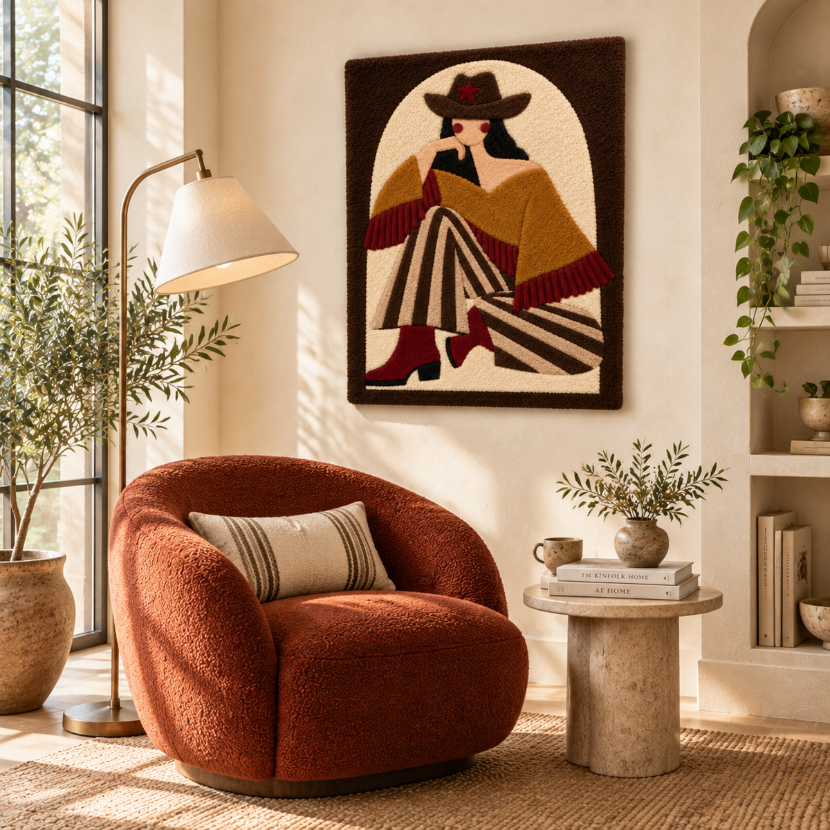 The Ochre Cowgirl — room setting 3