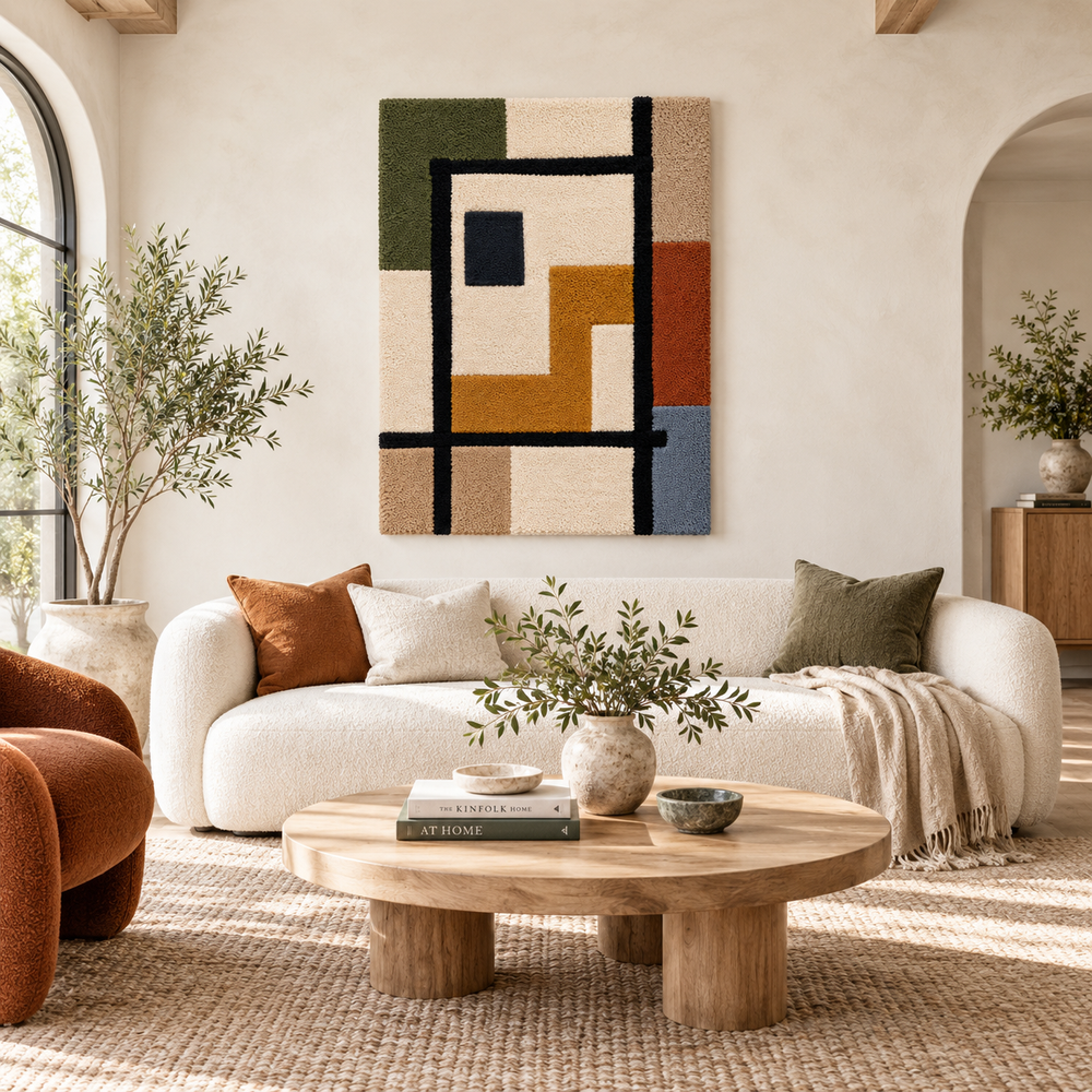 The Ochre Window — front-facing room scene