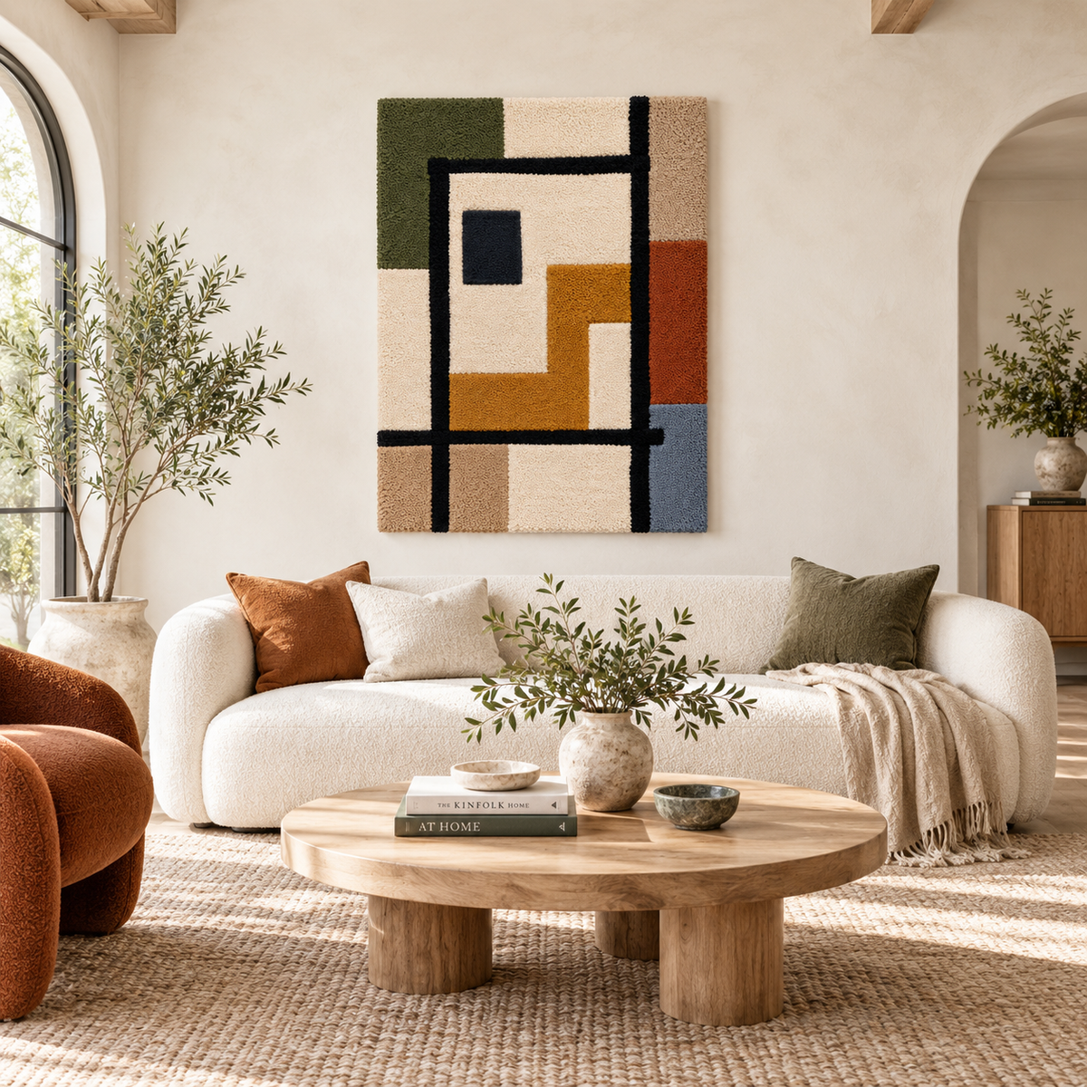 The Ochre Window — front-facing room scene