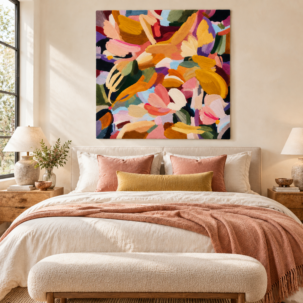 The Painted Petal Chorus — room setting 1