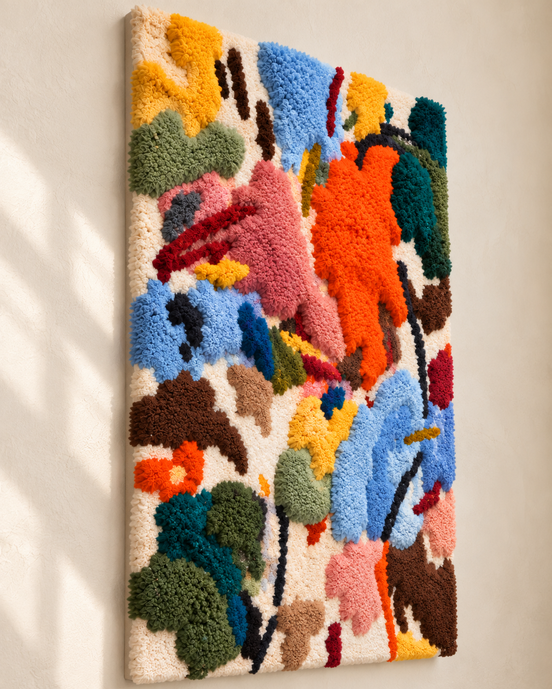 The Painter's Bright Afternoon — angled relief view
