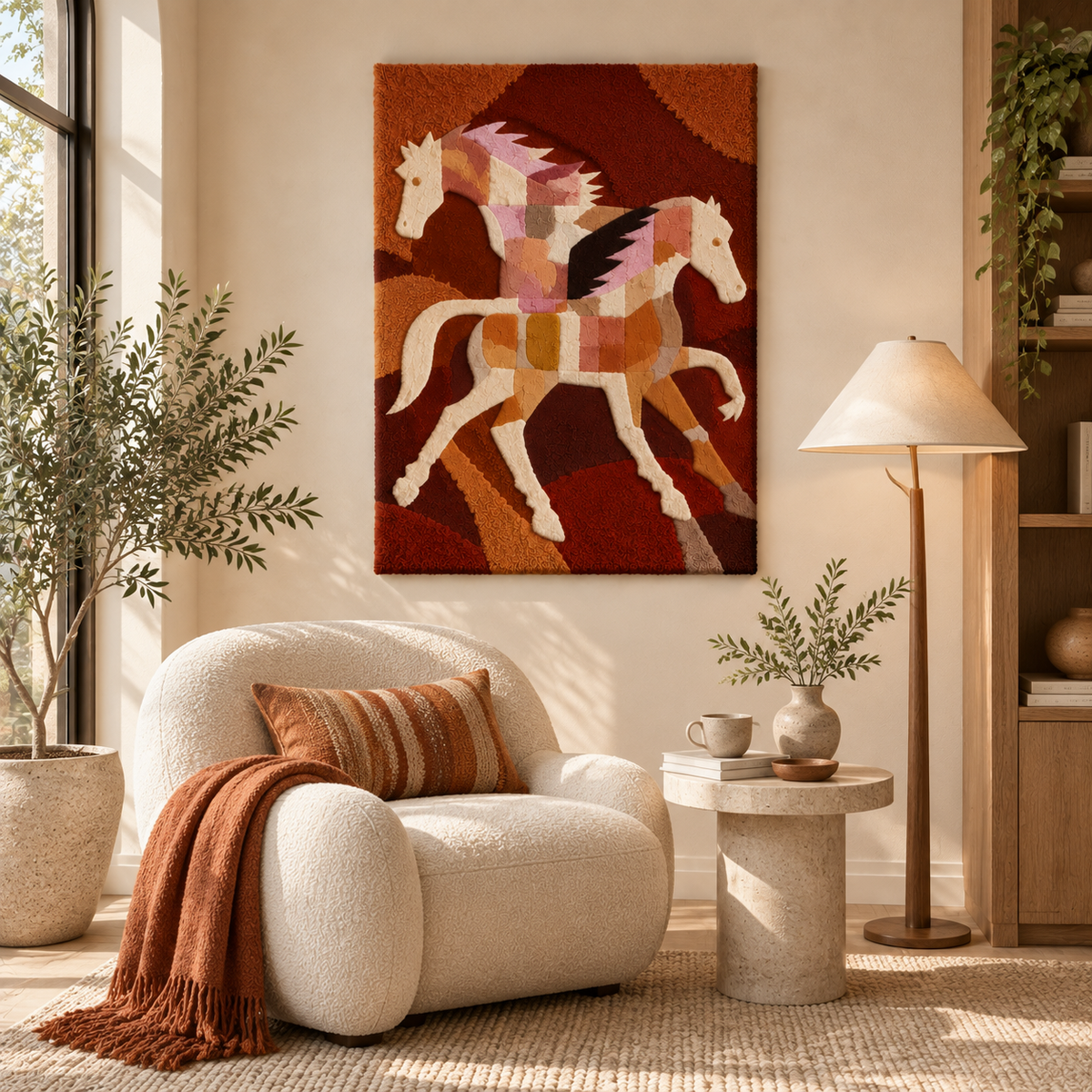 The Patchwork Pair — room setting 1