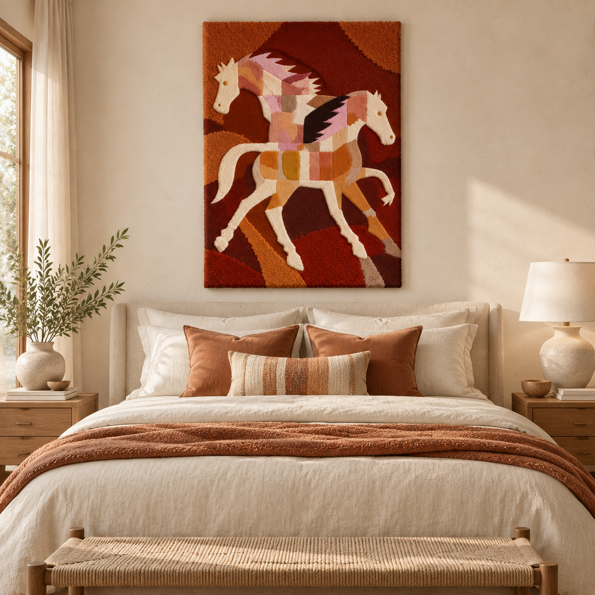 The Patchwork Pair — room setting 3