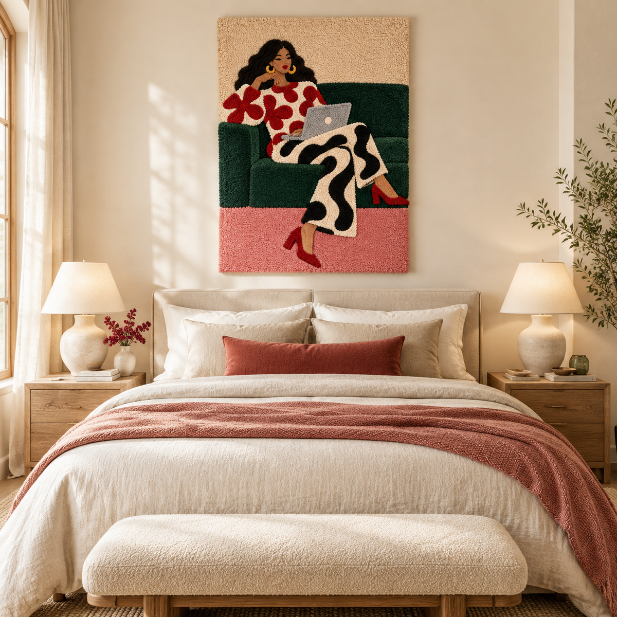 The Patterned Workday — room setting 1
