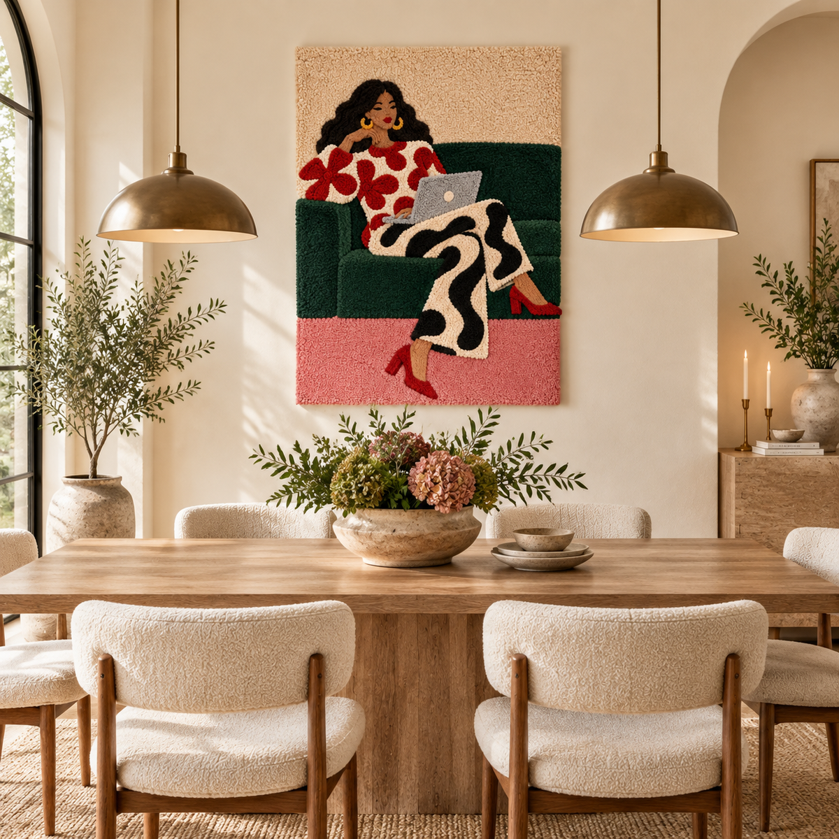 The Patterned Workday — room setting 2
