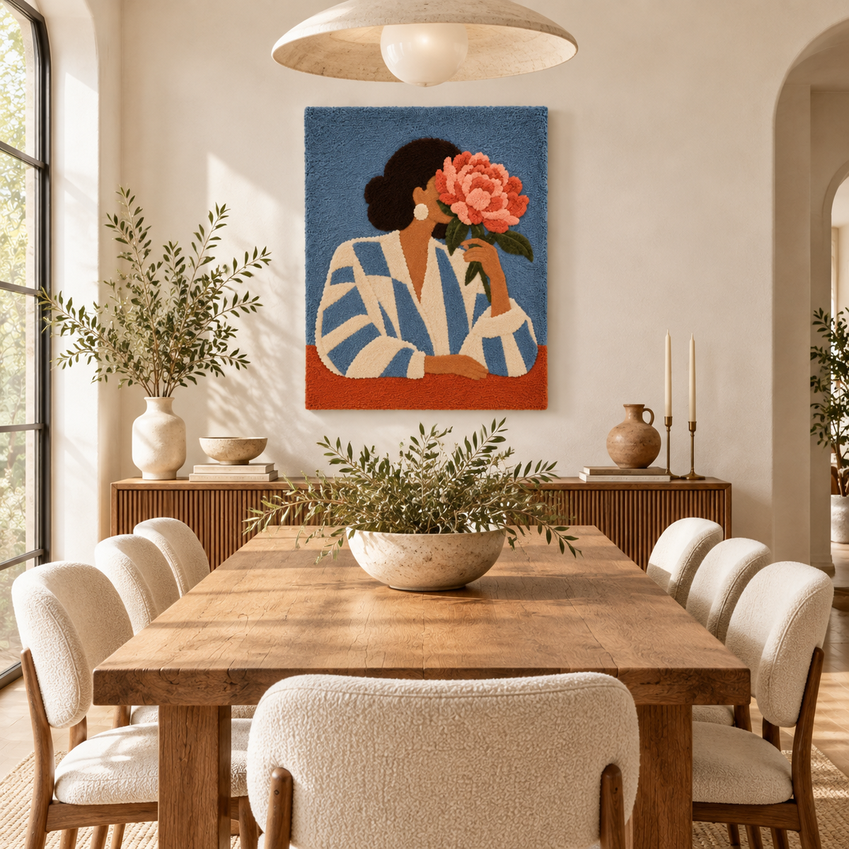 The Peony Pause — room setting 2