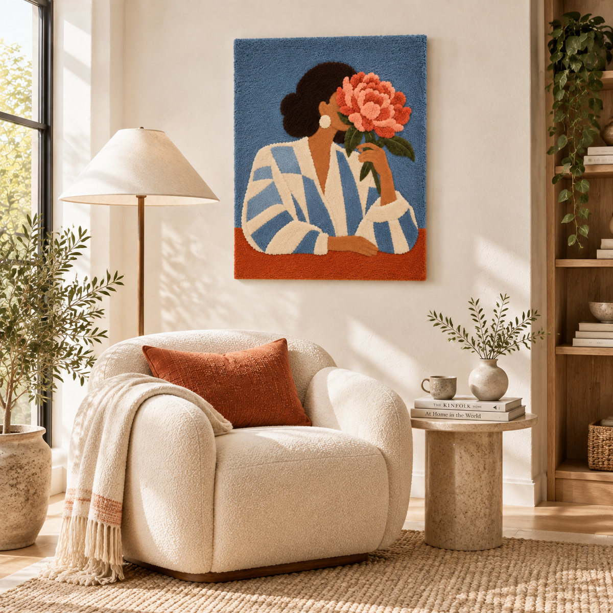 The Peony Pause — room setting 3