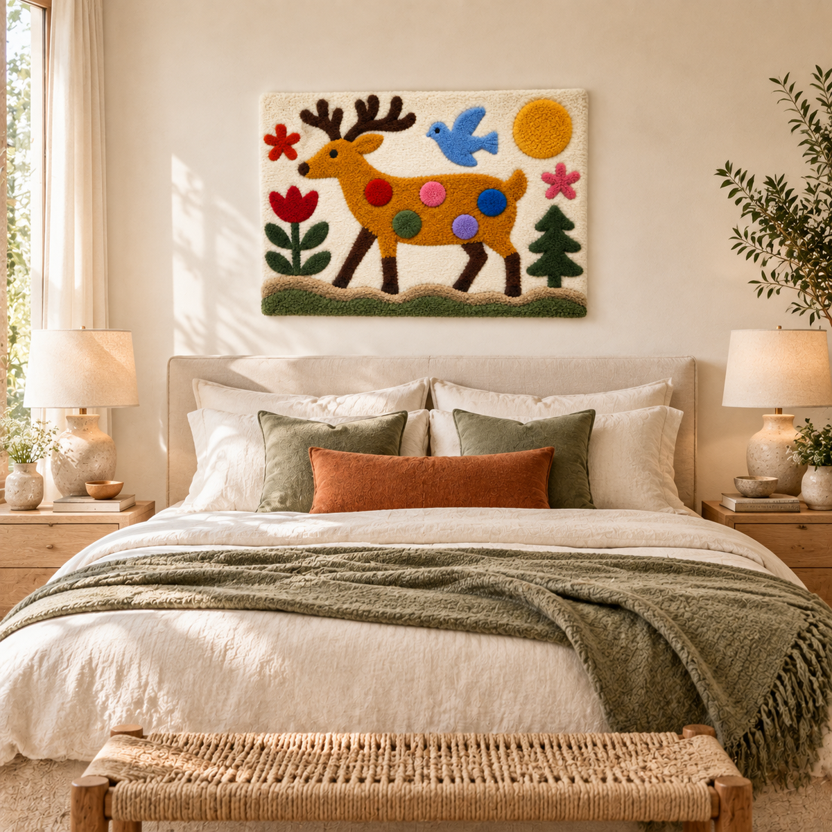 The Polka Dot Deer Garden — room setting 3