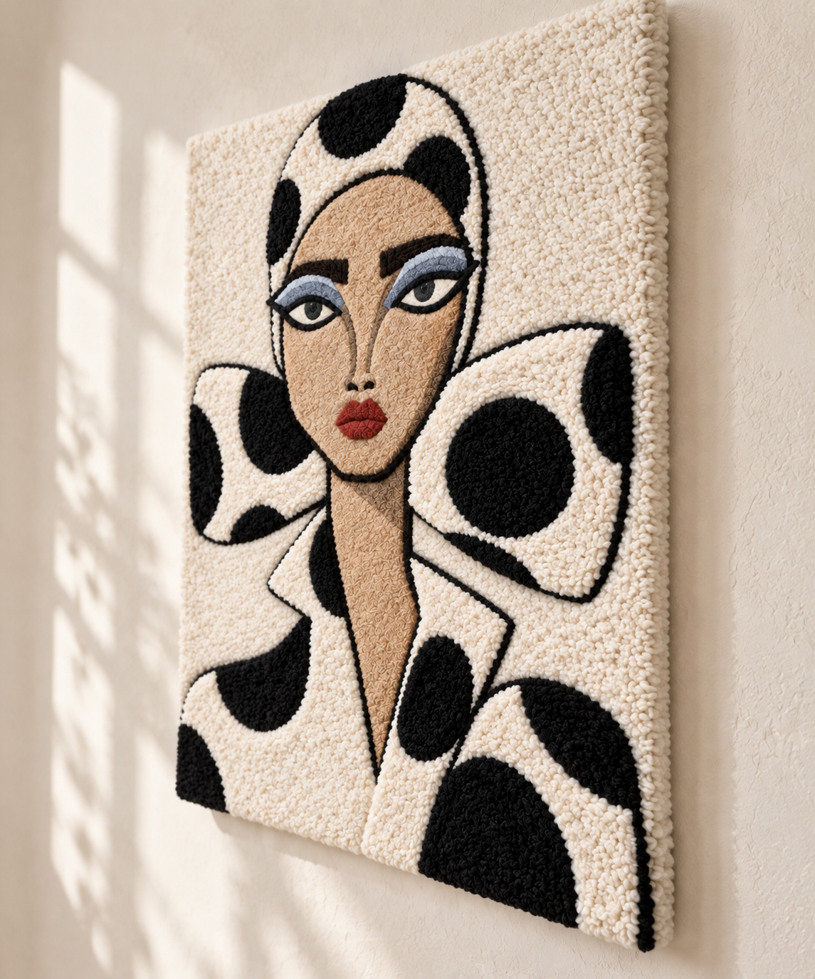 The Polka-Dot Muse — angled relief view