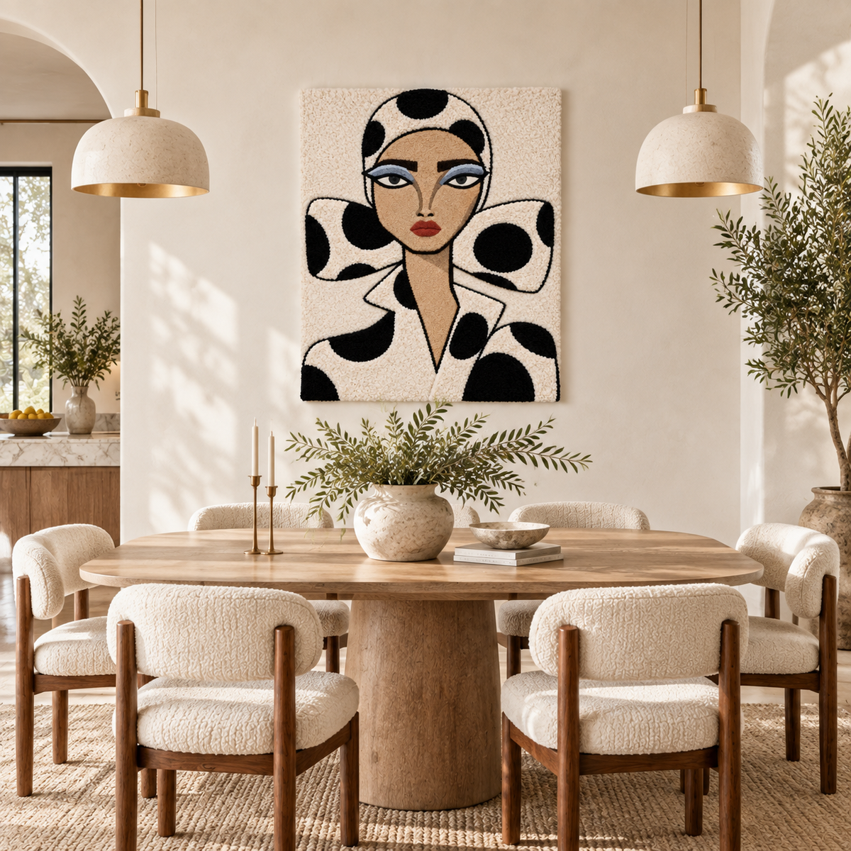 The Polka-Dot Muse — room setting 1