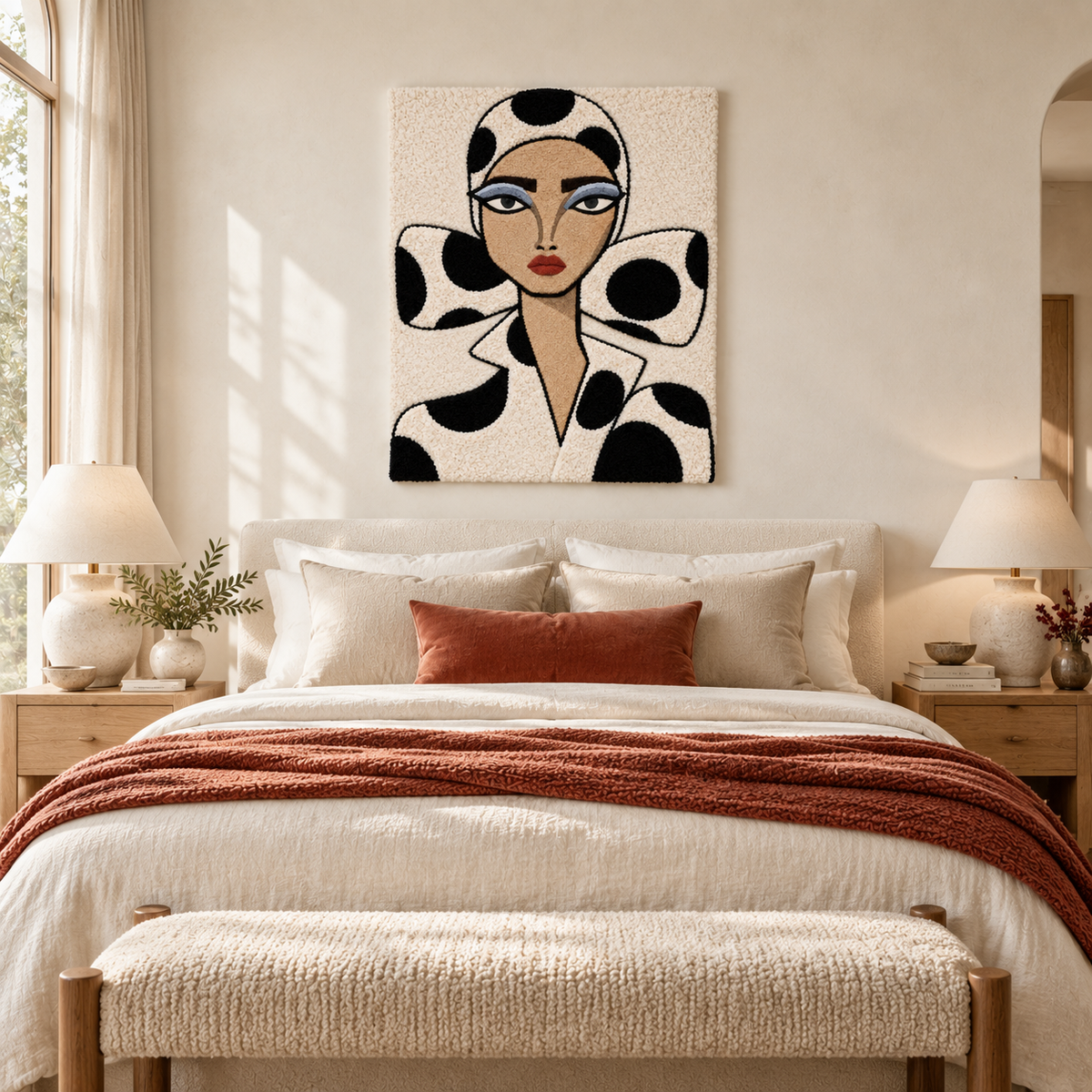The Polka-Dot Muse — room setting 2