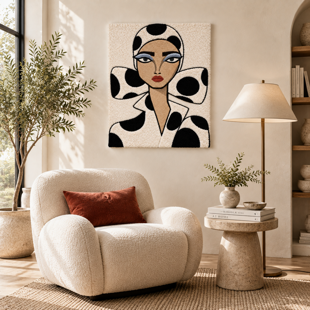 The Polka-Dot Muse — room setting 3