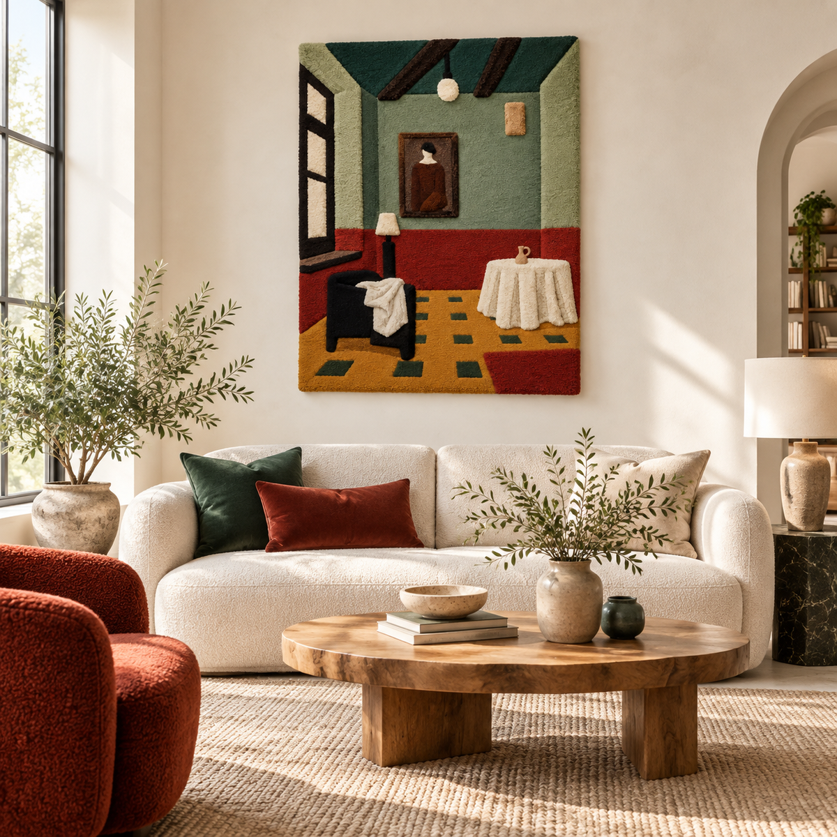The Quiet Green Parlour — front-facing room scene [room-front]