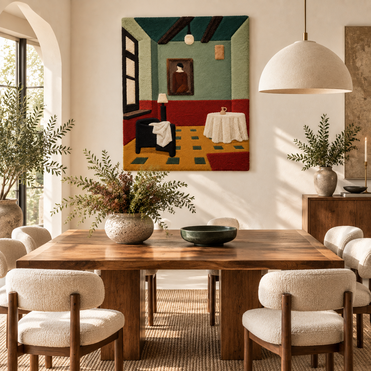 The Quiet Green Parlour — room setting 2