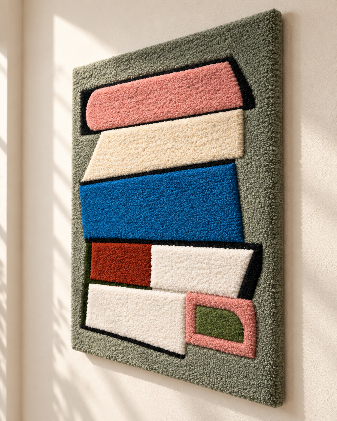 The Reader's Little Stack — angled relief view
