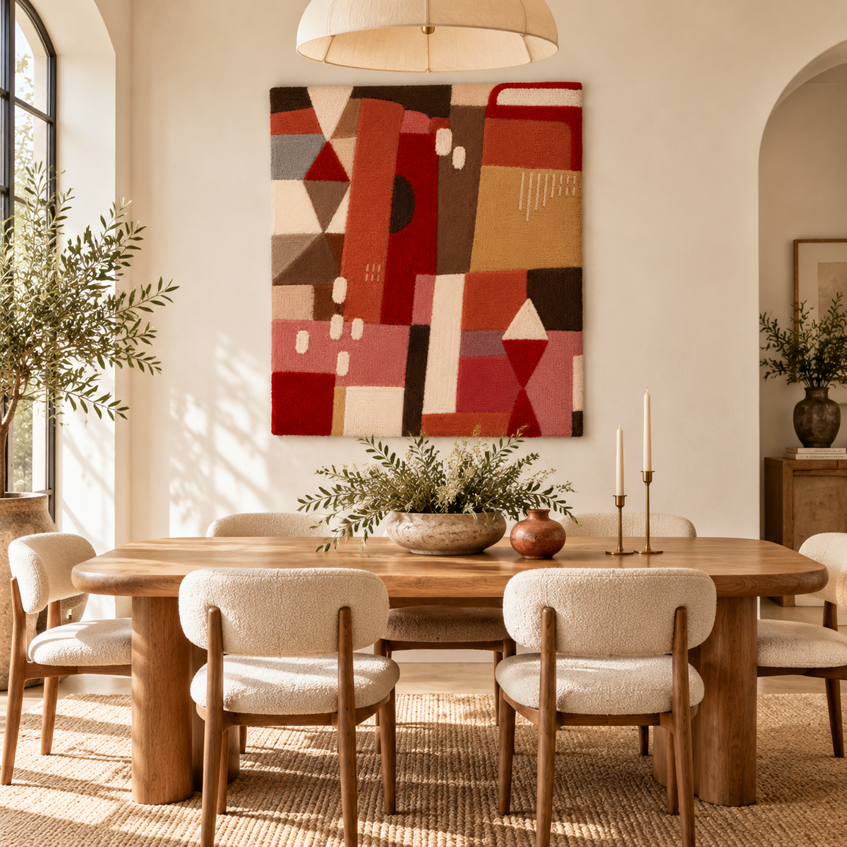 The Red Patchwork Study — room setting 3