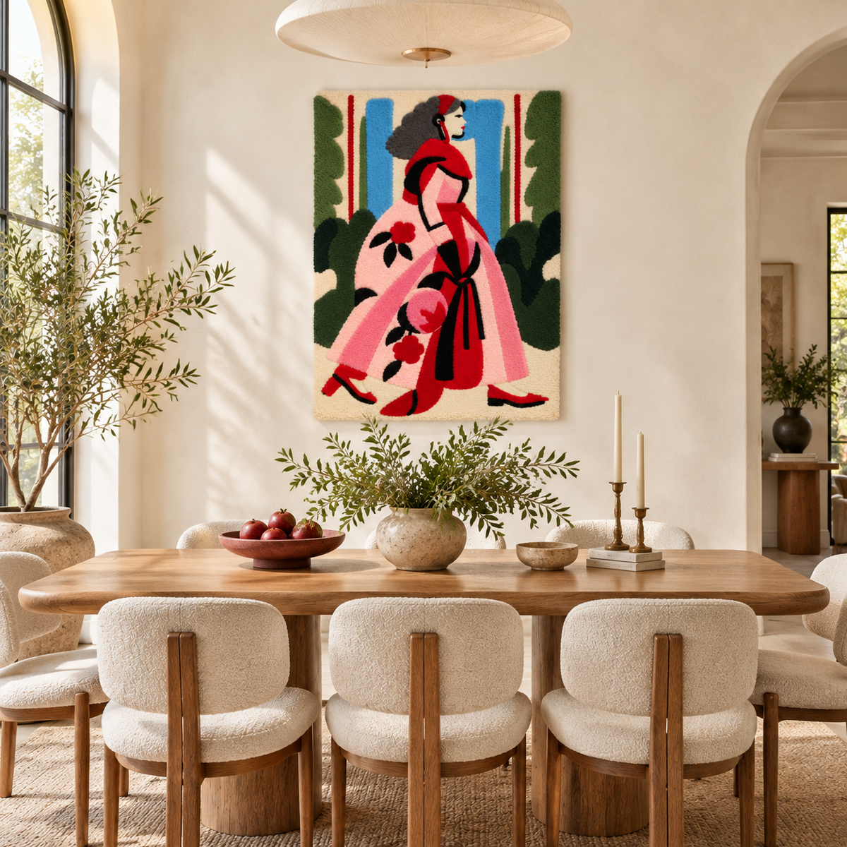 The Rose-Colored Stroll — room setting 1