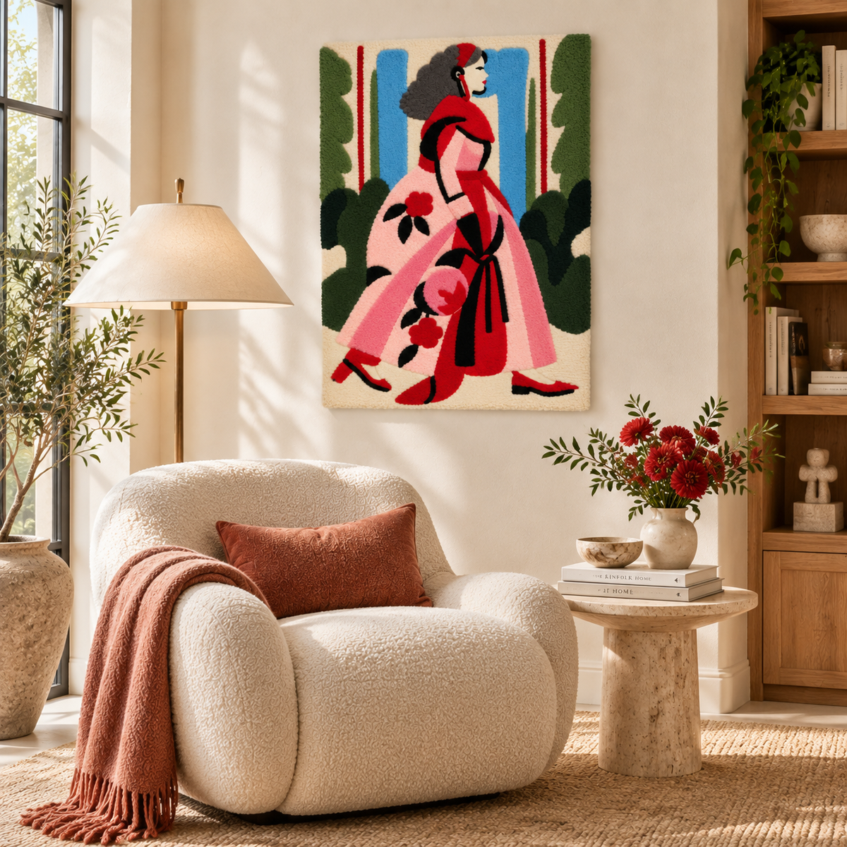 The Rose-Colored Stroll — room setting 3