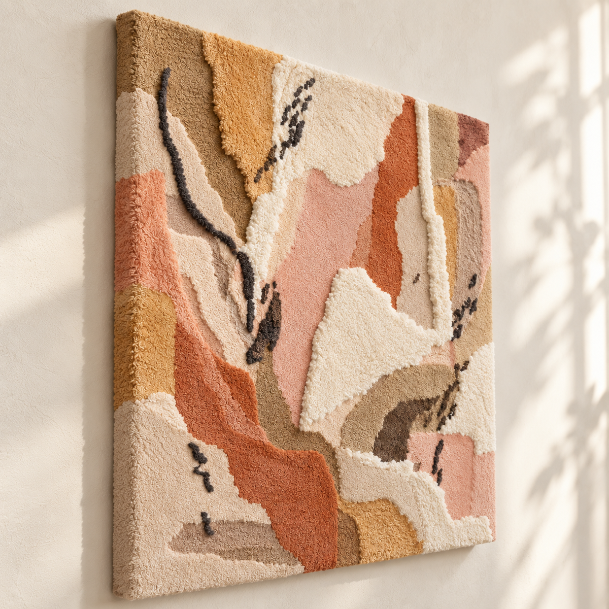 The Rose Quartz Vein — angled relief view