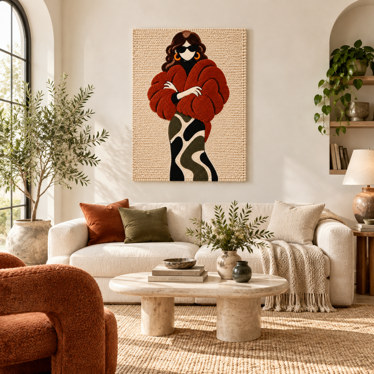 The Russet Wrap — front-facing room scene [room-front]