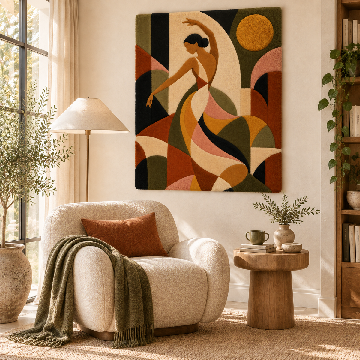 The Saffron Dancer — room setting 3