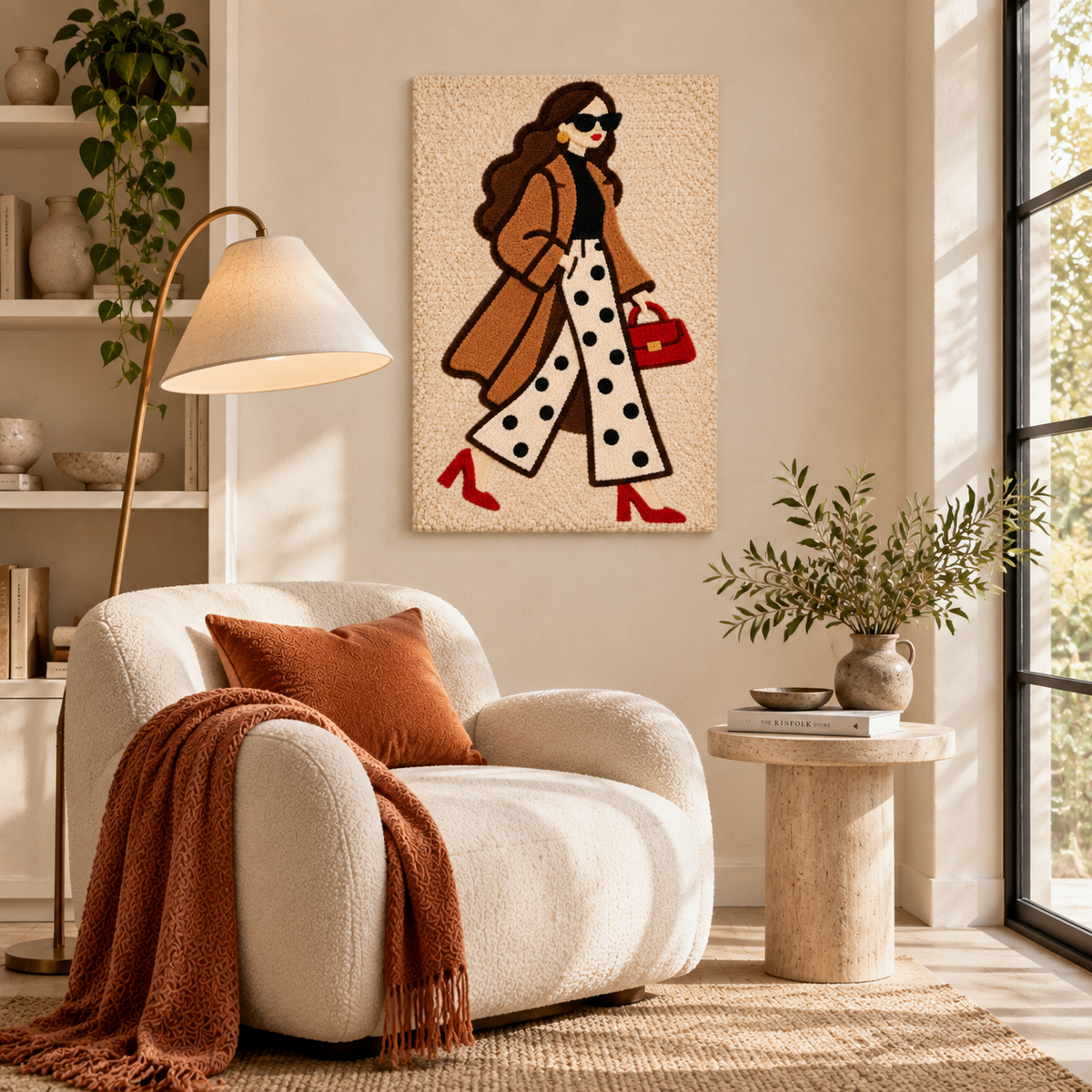 The Scarlet Handbag — room setting 3