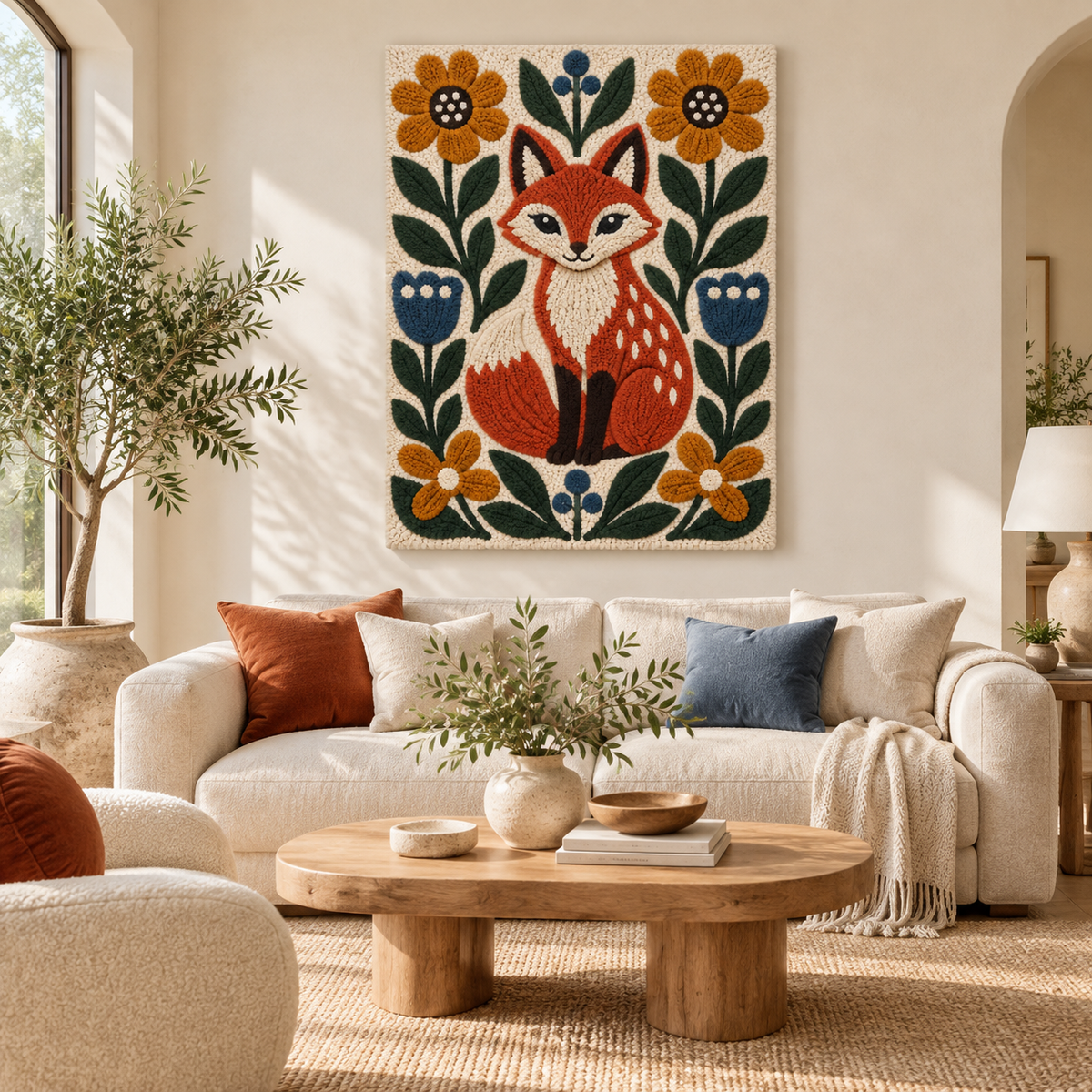 The Sunflower Fox — front-facing room scene [room-front]
