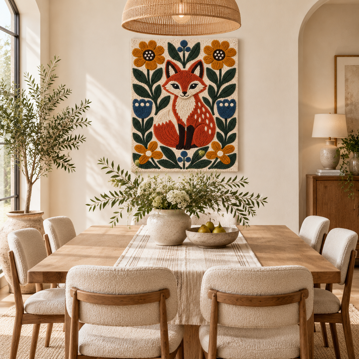 The Sunflower Fox — room setting 2
