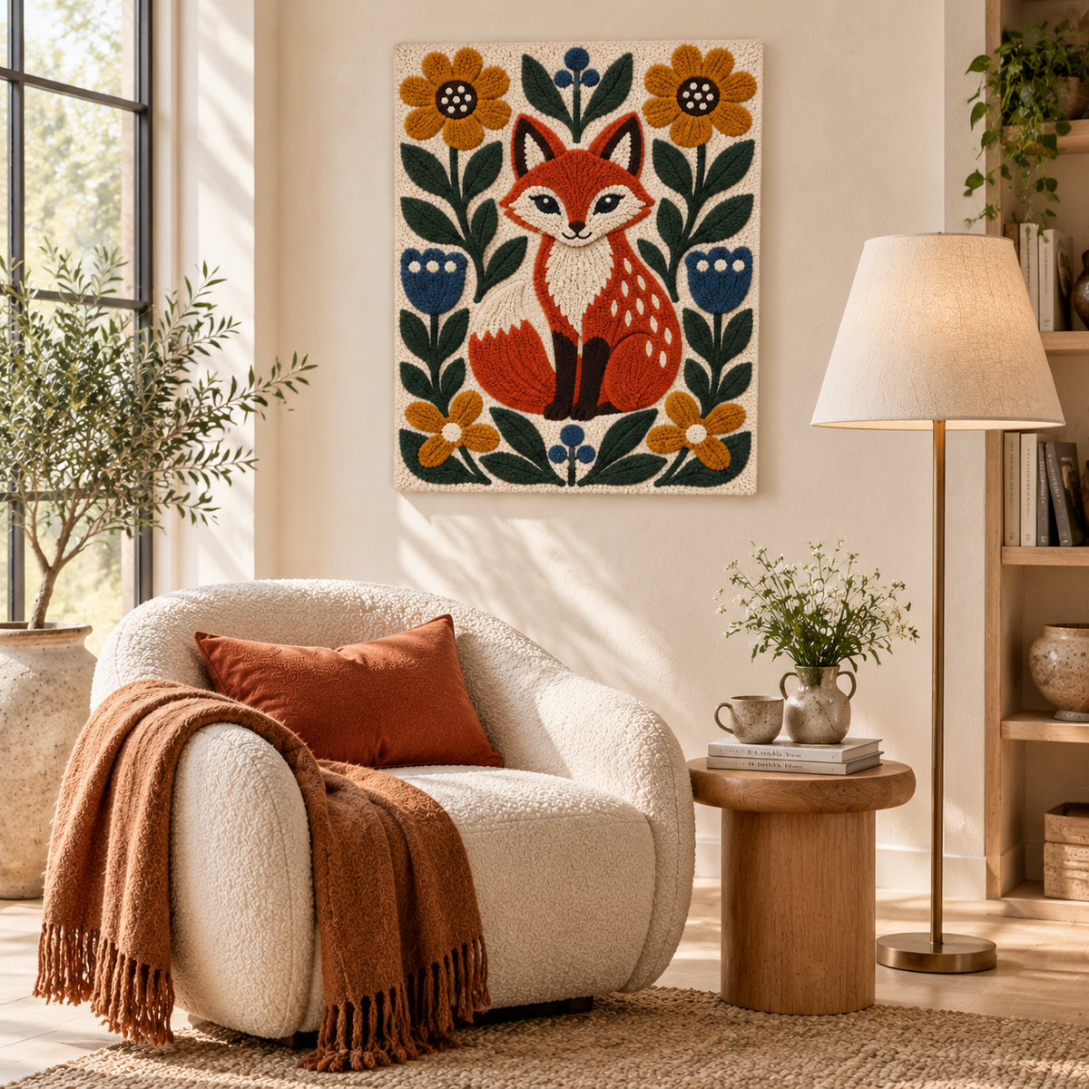 The Sunflower Fox — room setting 3