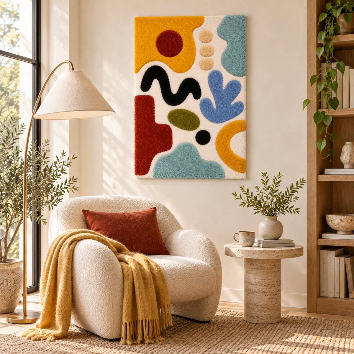 The Sunlit Shape Garden — room setting 1