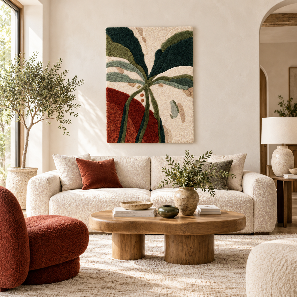 The Swaying Olive Leaf — front-facing room scene