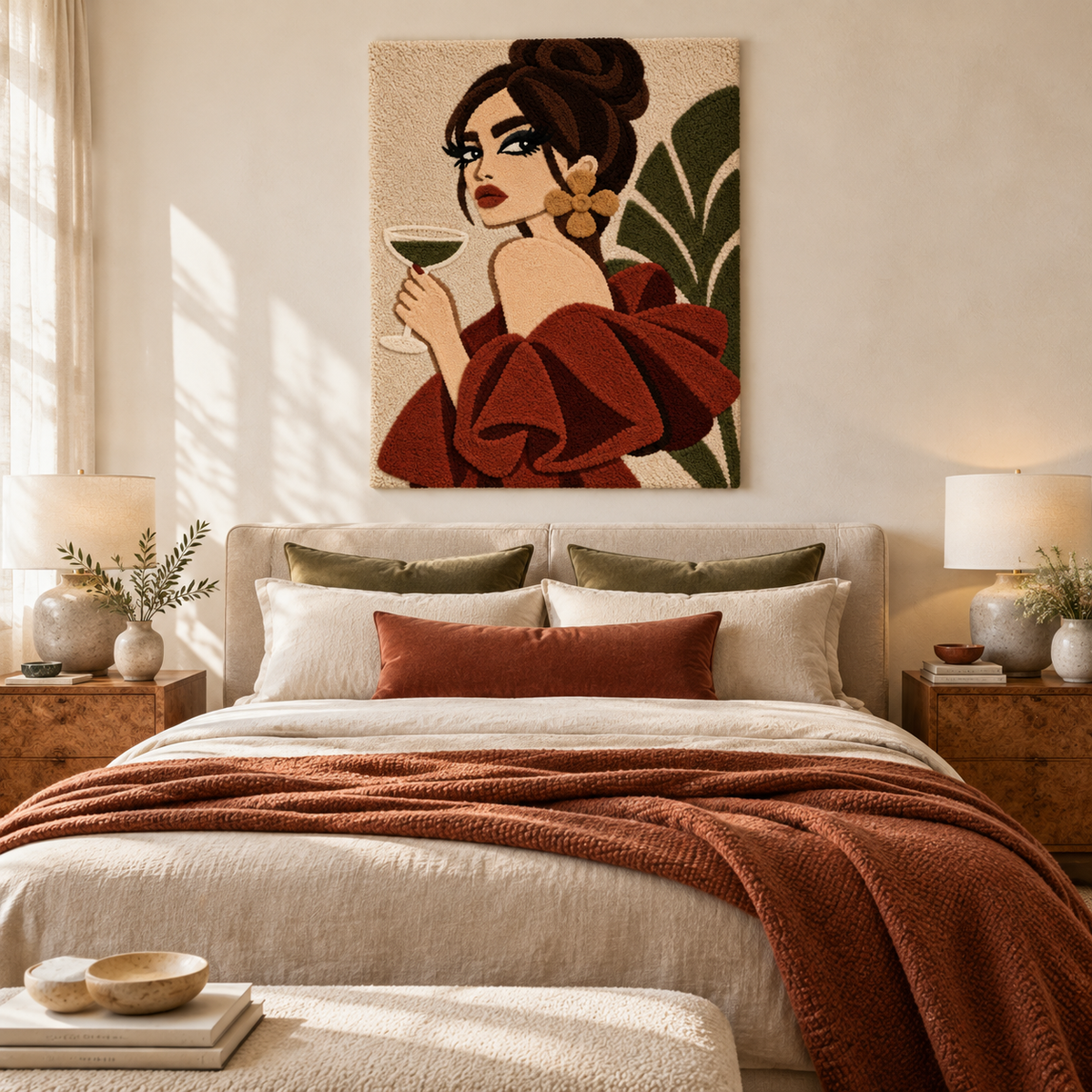 The Terracotta Ruffle — room setting 1