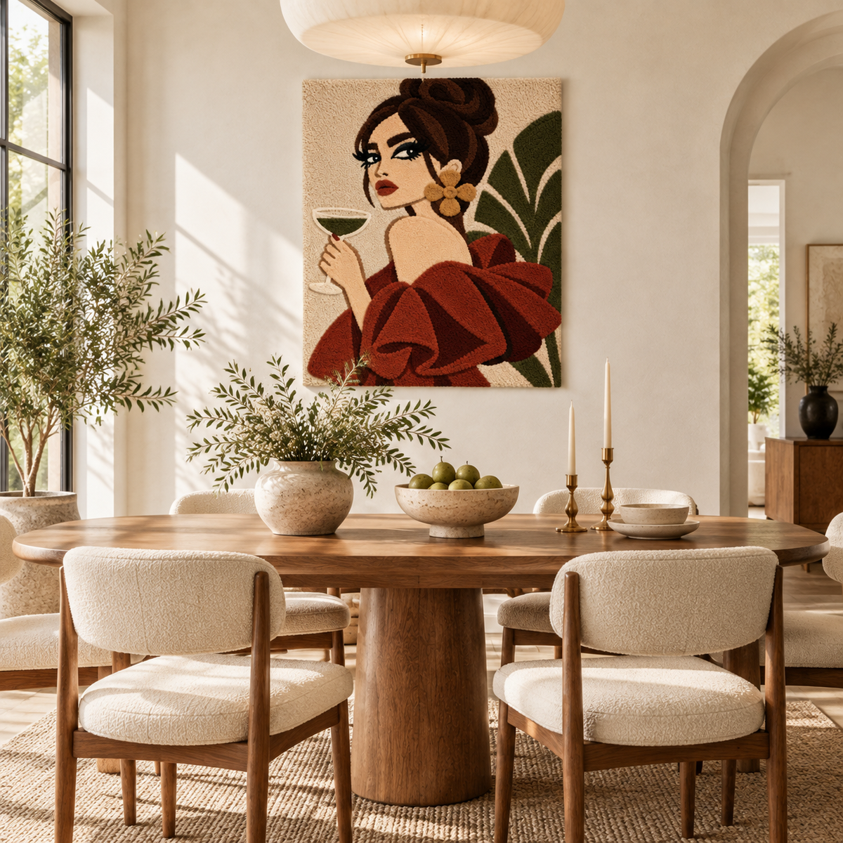 The Terracotta Ruffle — room setting 2
