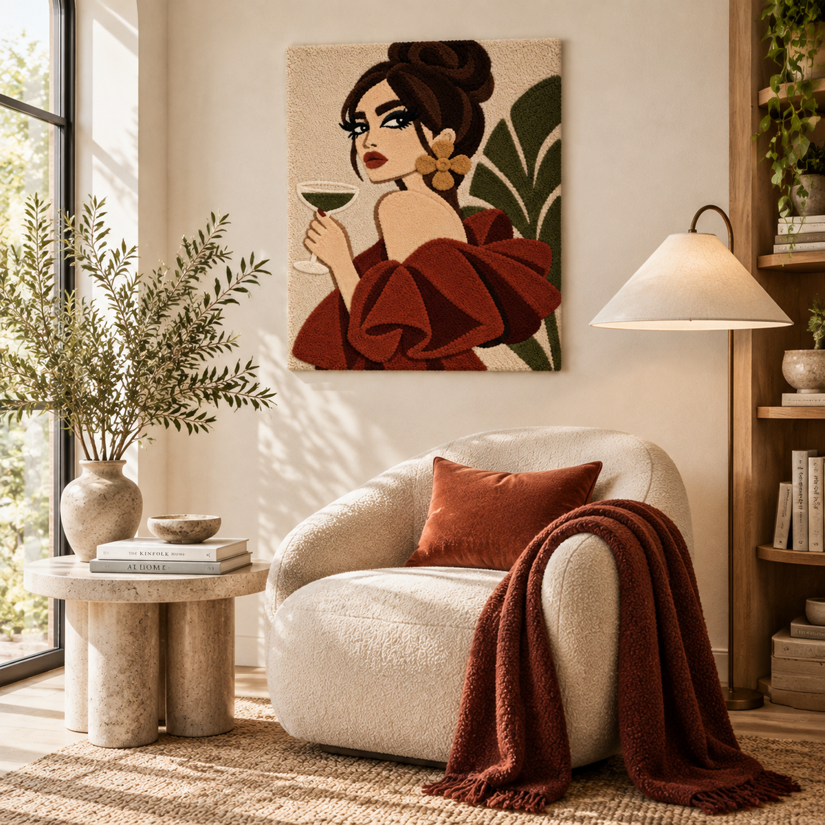 The Terracotta Ruffle — room setting 3