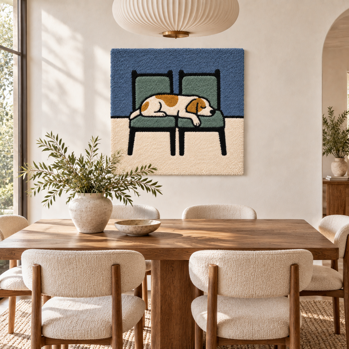 The Two Chair Dog Nap — room setting 2