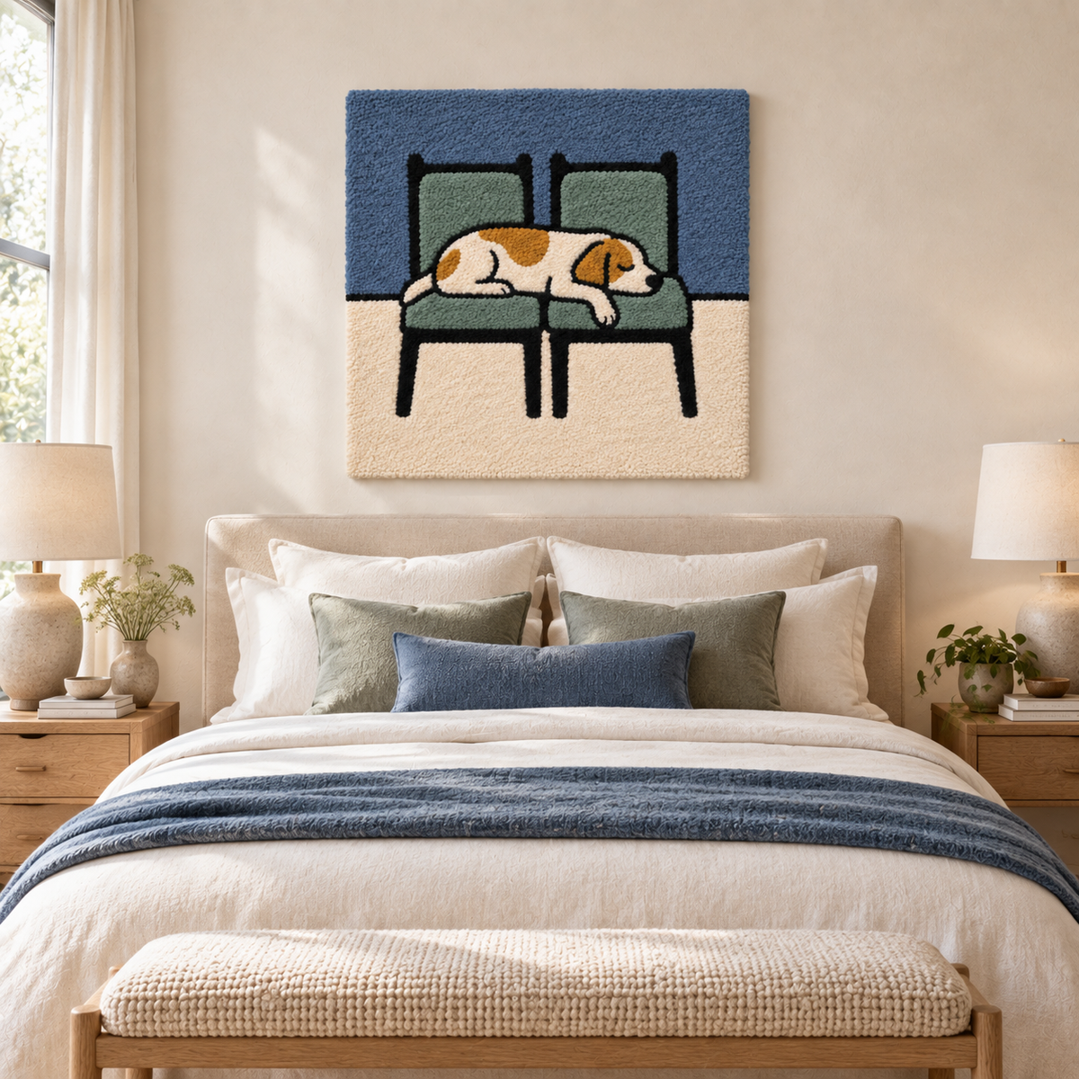 The Two Chair Dog Nap — room setting 3