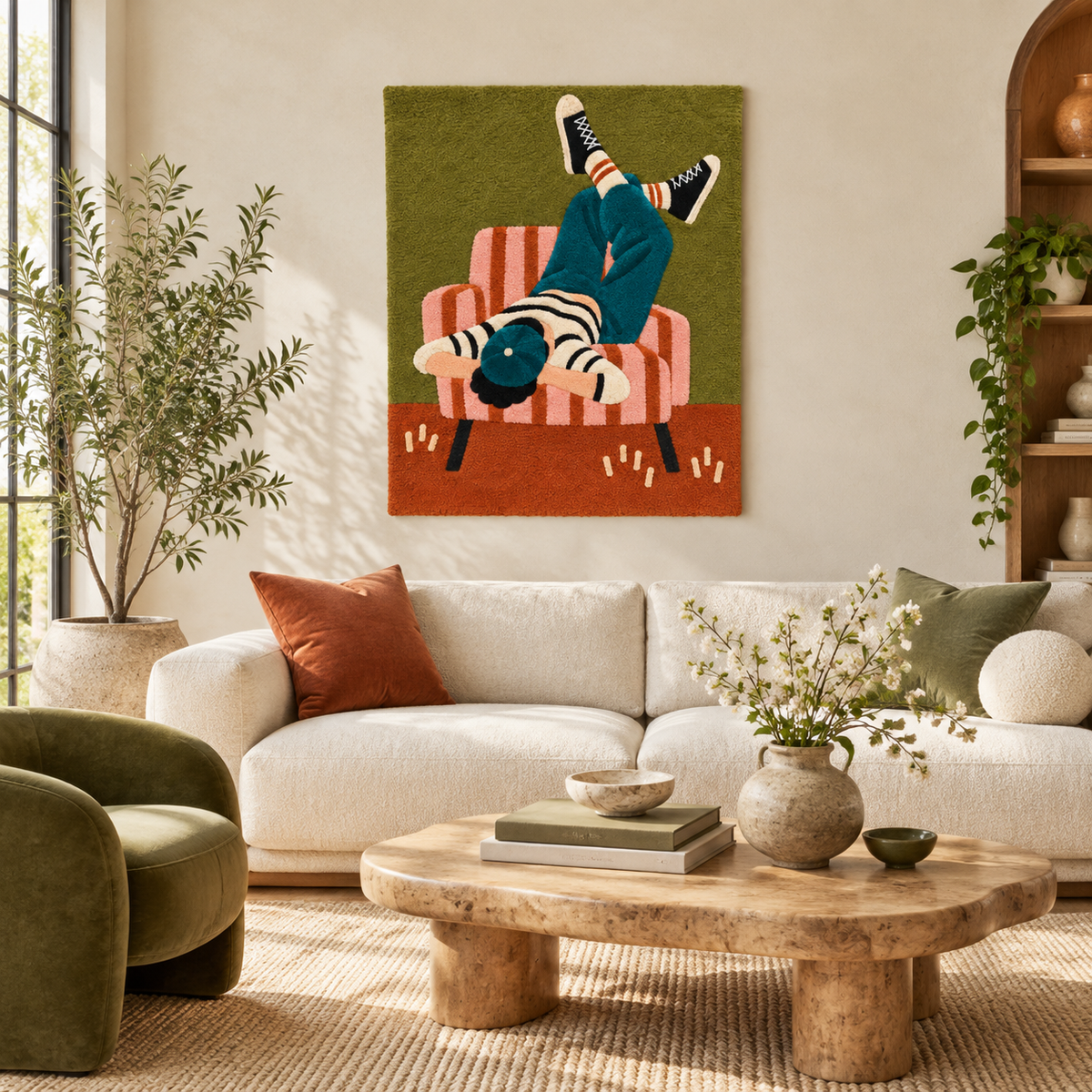The Upside Down Afternoon — front-facing room scene