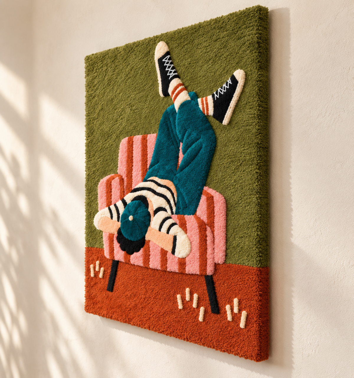 The Upside Down Afternoon — angled relief view