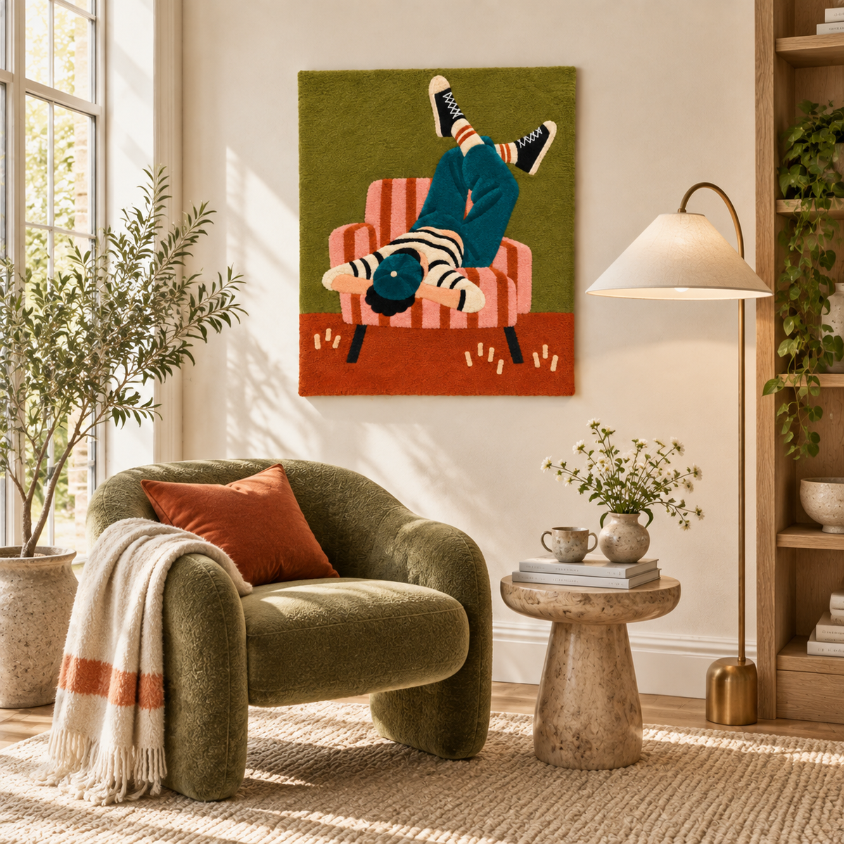 The Upside Down Afternoon — room setting 2