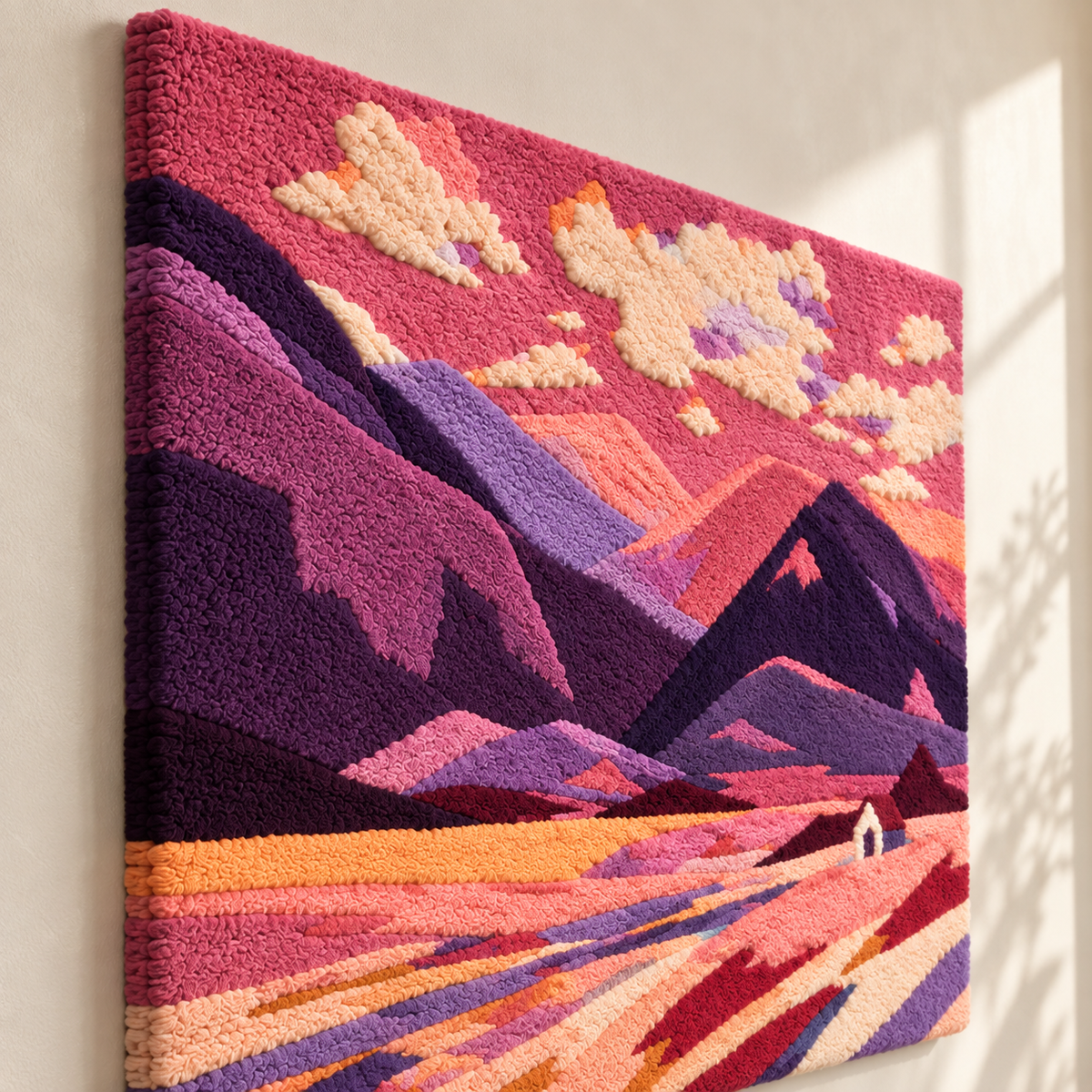 The Violet Valley Cottage — angled relief view