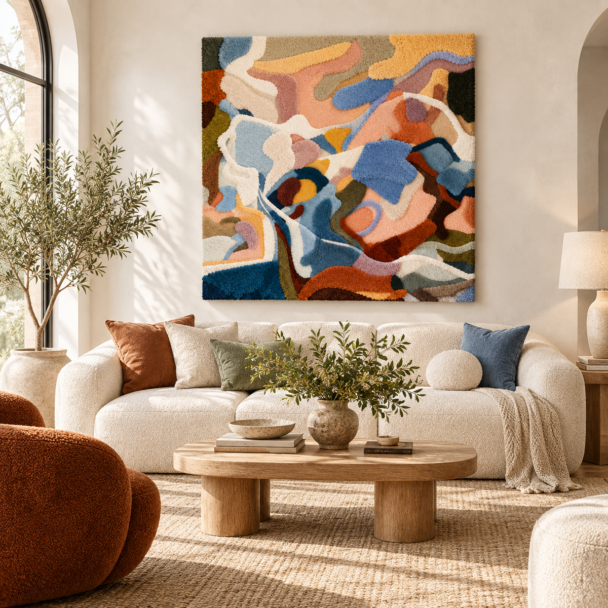 The Wandering Colour Line — front-facing room scene