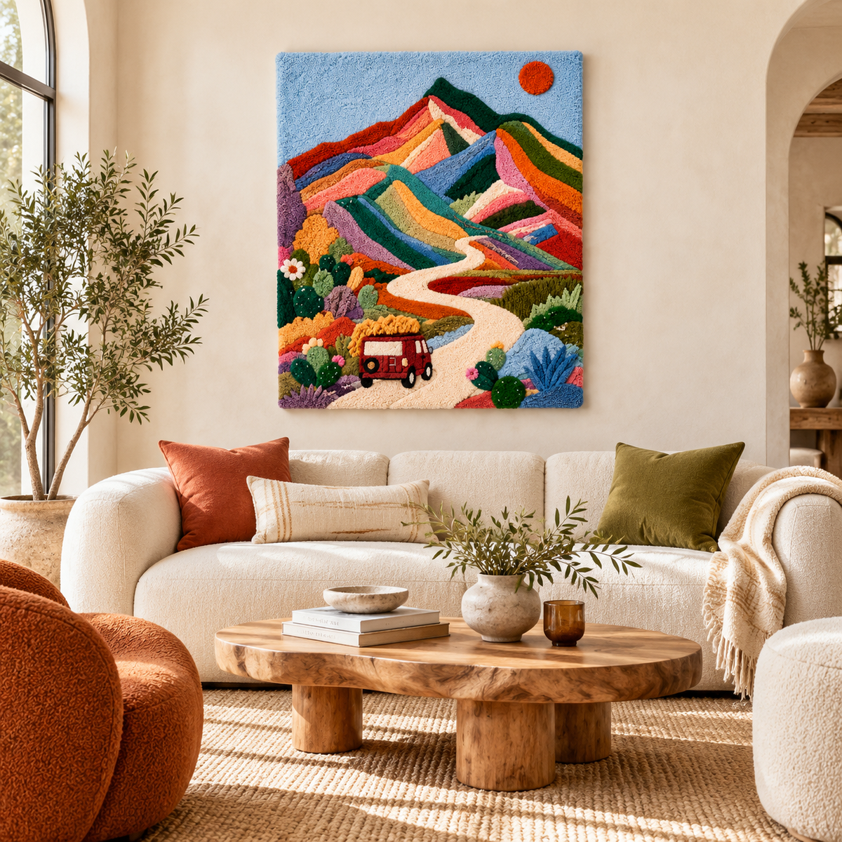 The Winding Mountain Road — front-facing room scene