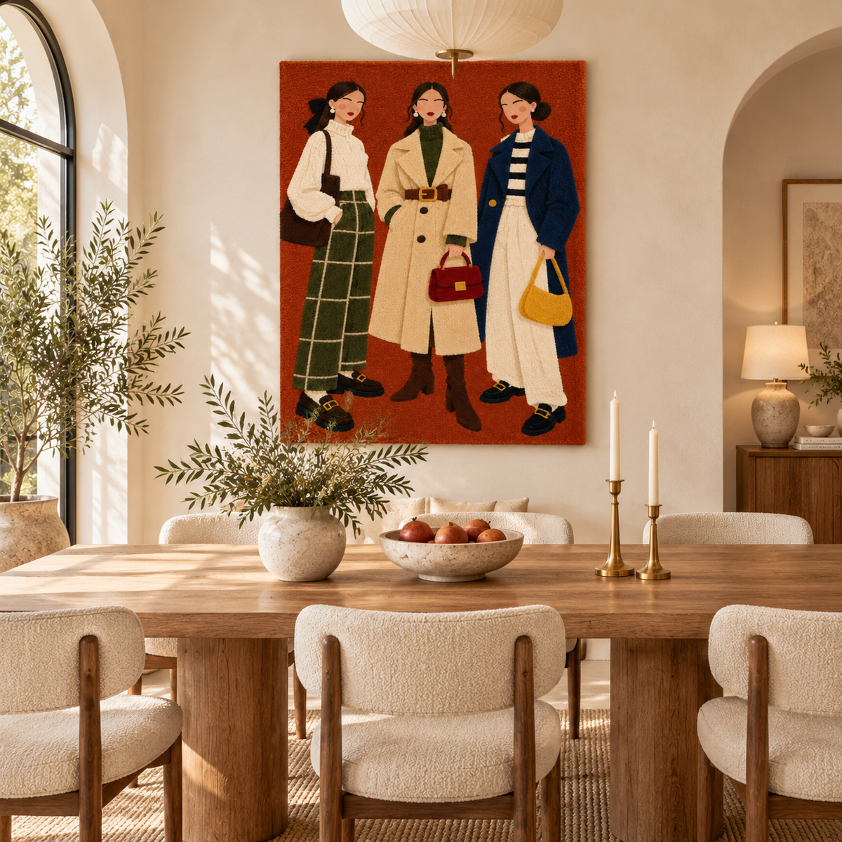Three in the City — room setting 3