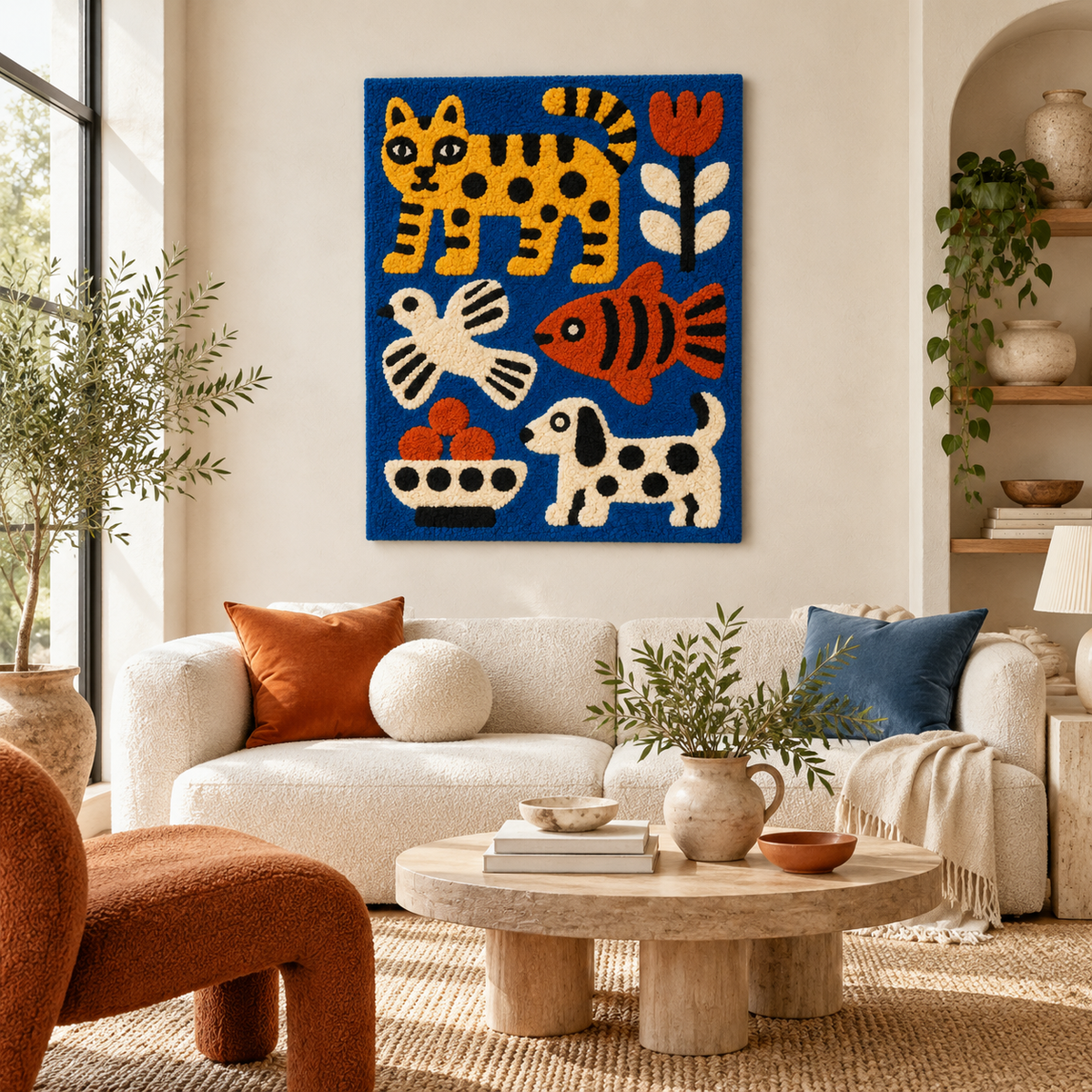 Tiger Fish and Garden Friends — front-facing room scene [room-front]