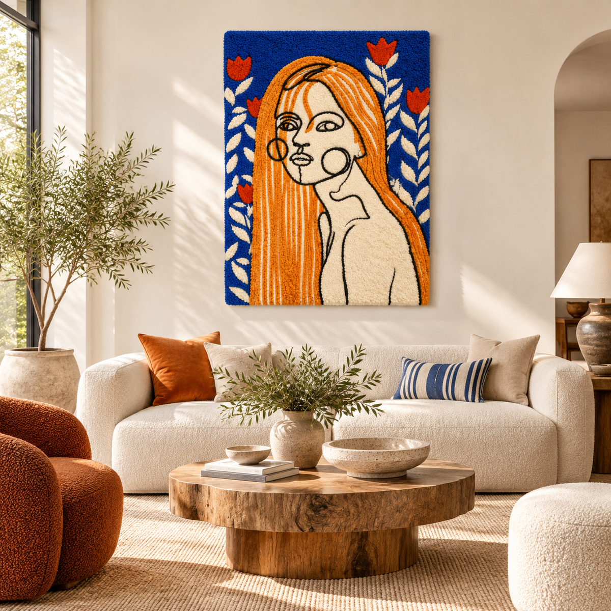 Cobalt Tulip Muse by Treechild — front-facing room scene [room-front]