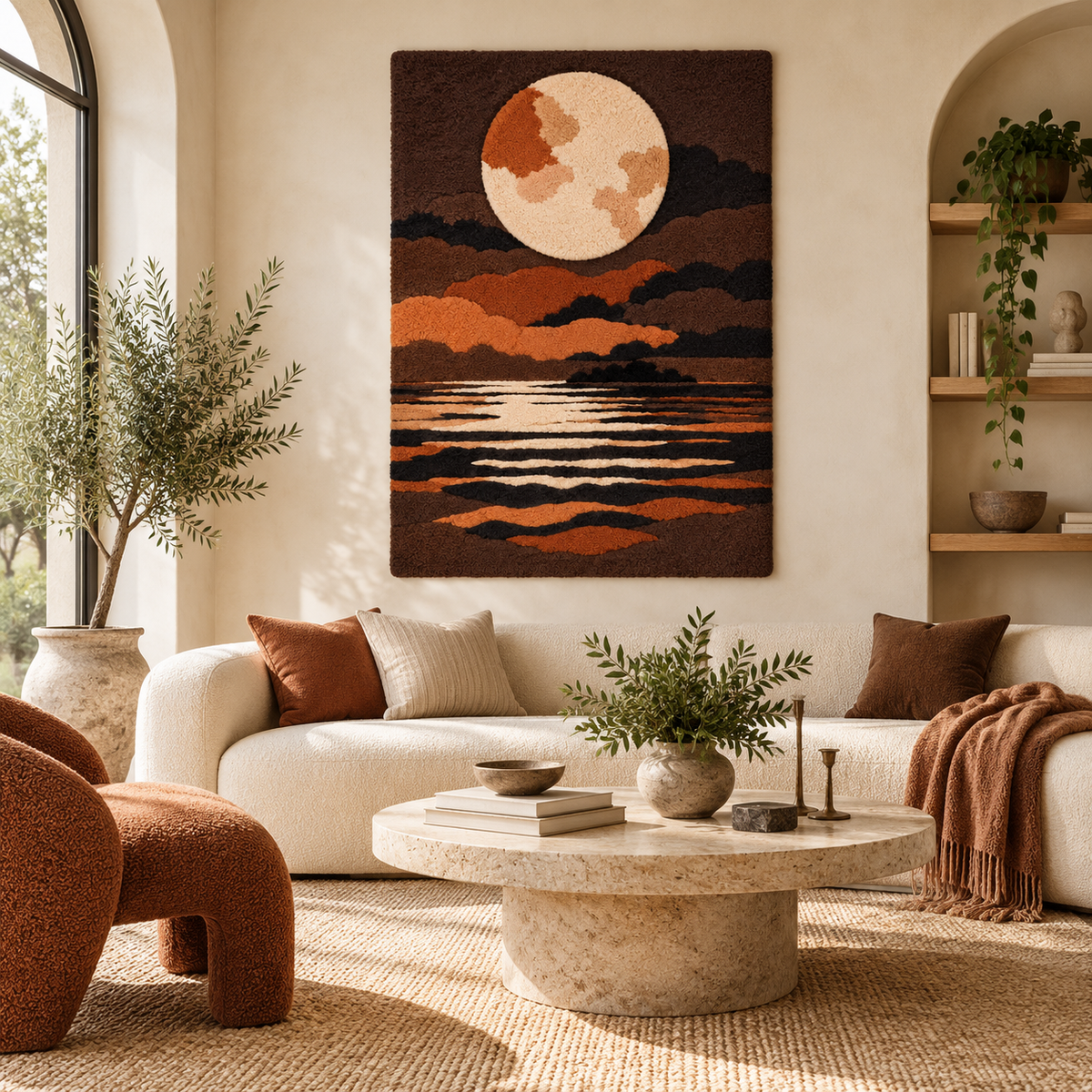 Copper Moonlit Sea by Treechild — front-facing room scene [room-front]