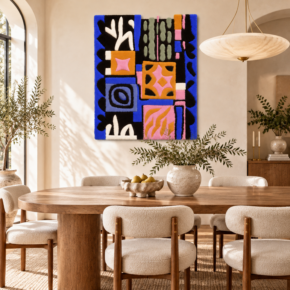 Electric Patchwork by Treechild — room setting