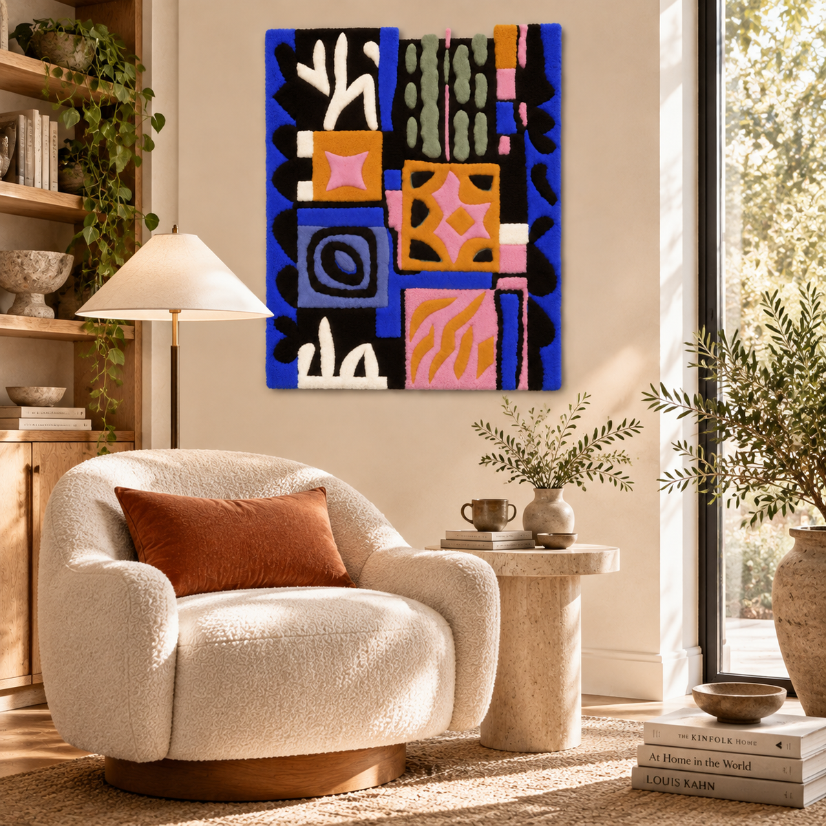 Electric Patchwork by Treechild — room setting