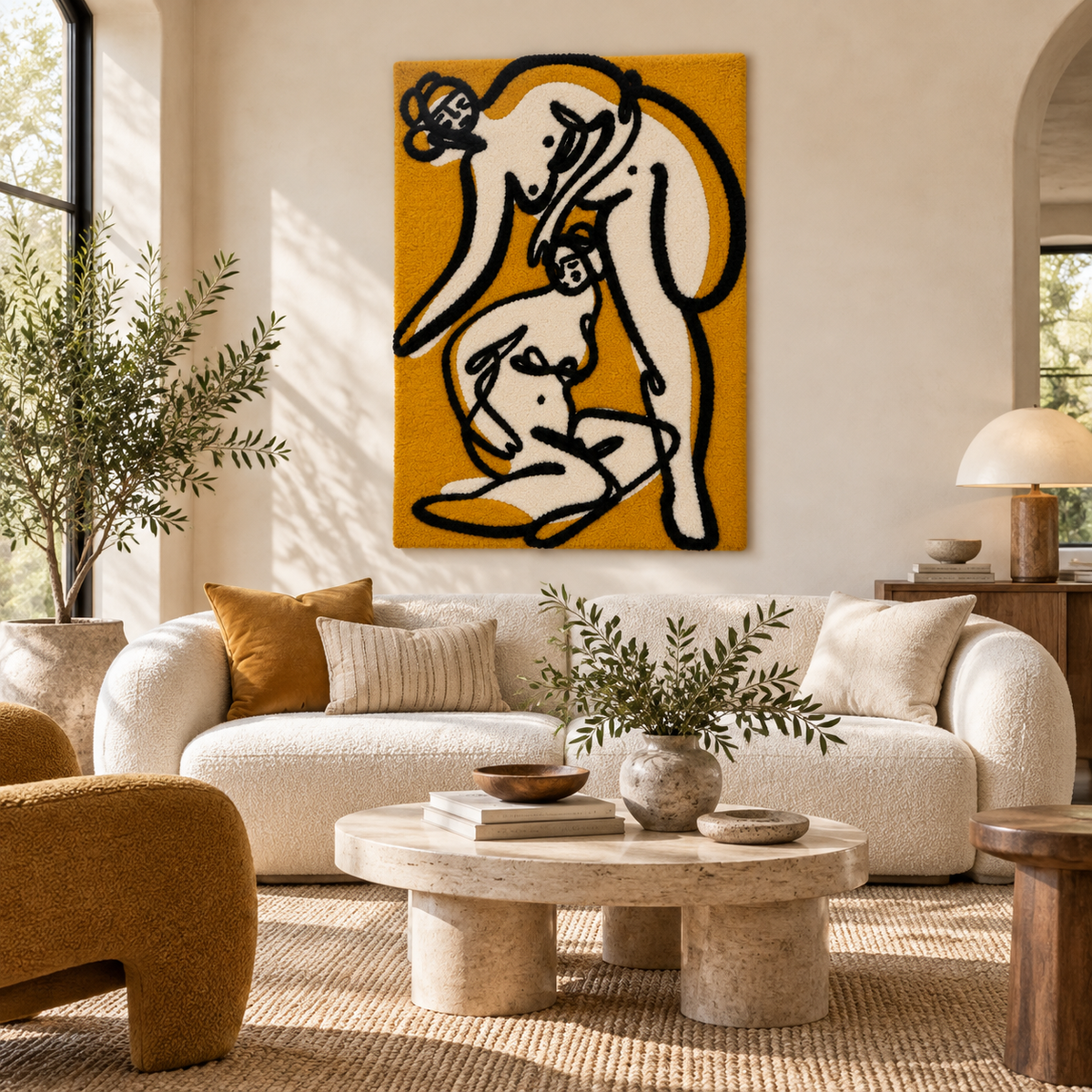 Golden Figure Duet by Treechild — front-facing room scene [room-front]