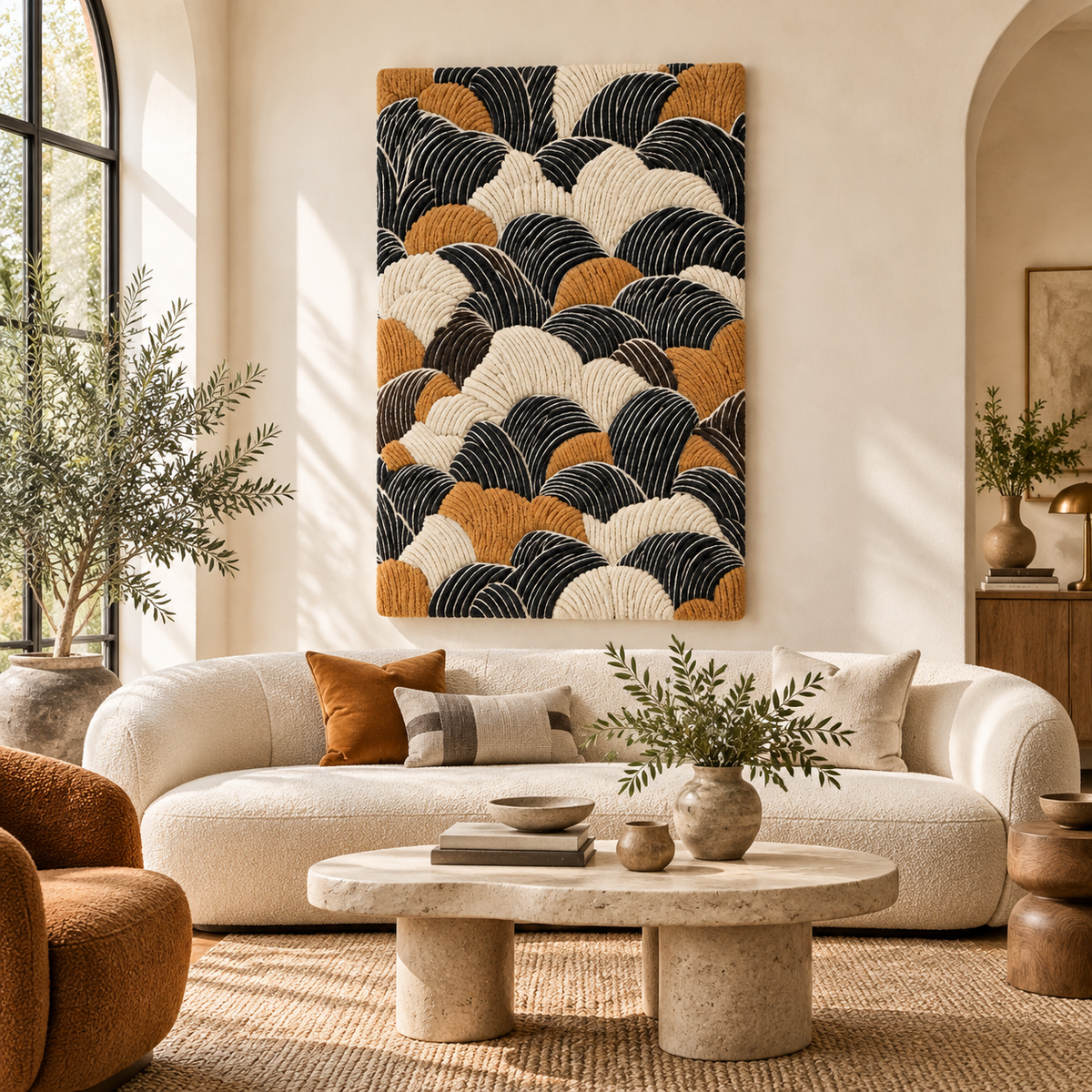 Golden Scallop Tide by Treechild — front-facing room scene [room-front]